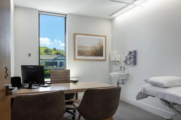 Consulting room at MacMurray Centre